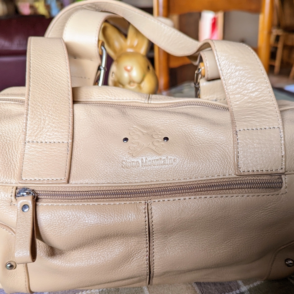 Stone Mountain Tan leather purse